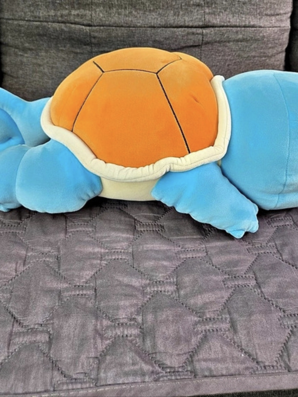 Pokémon Squirtle 18-Inch Sleeping Plush Blue & Orange